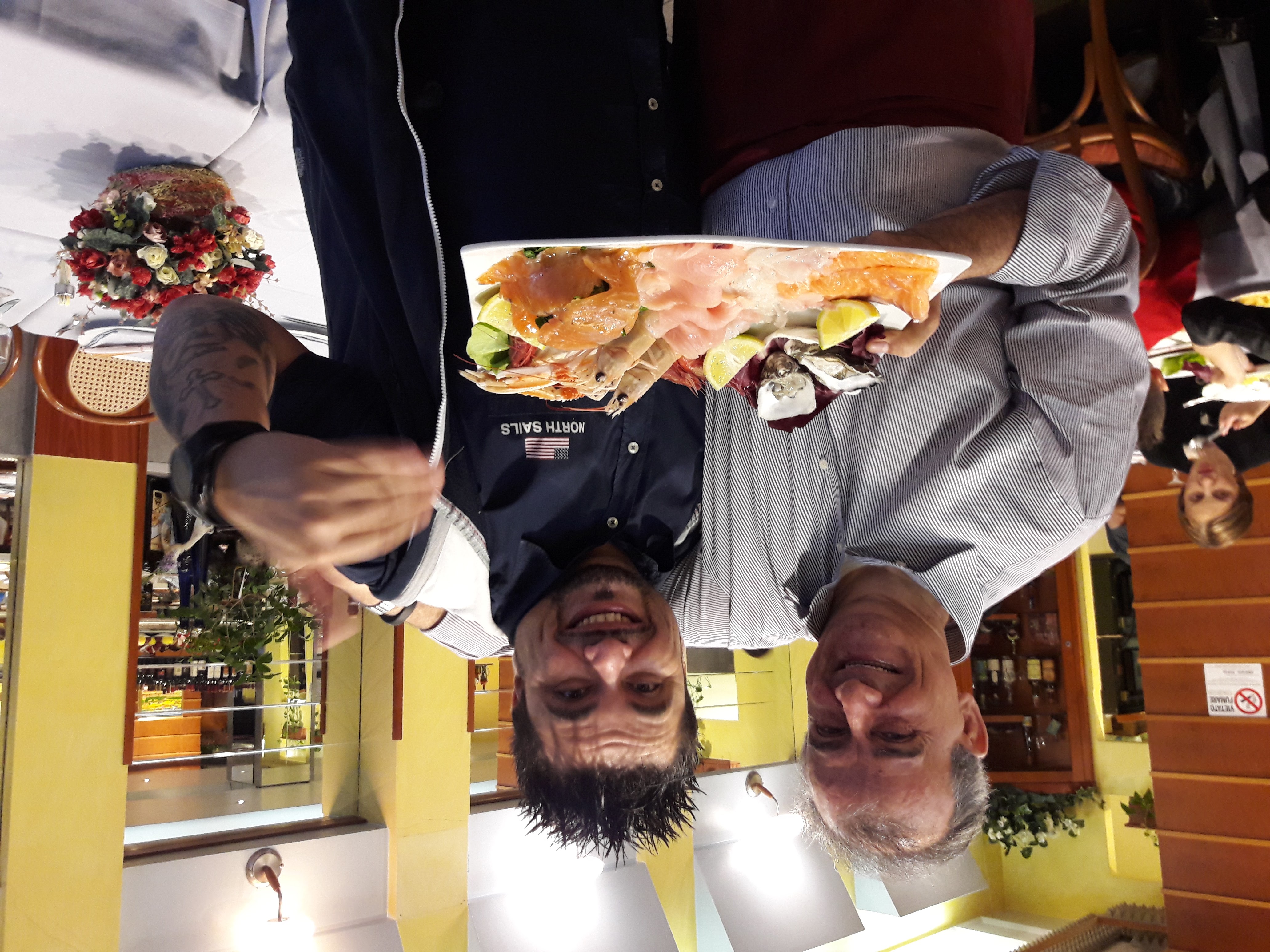 Con il cugino Enrico al Time Out di Milano