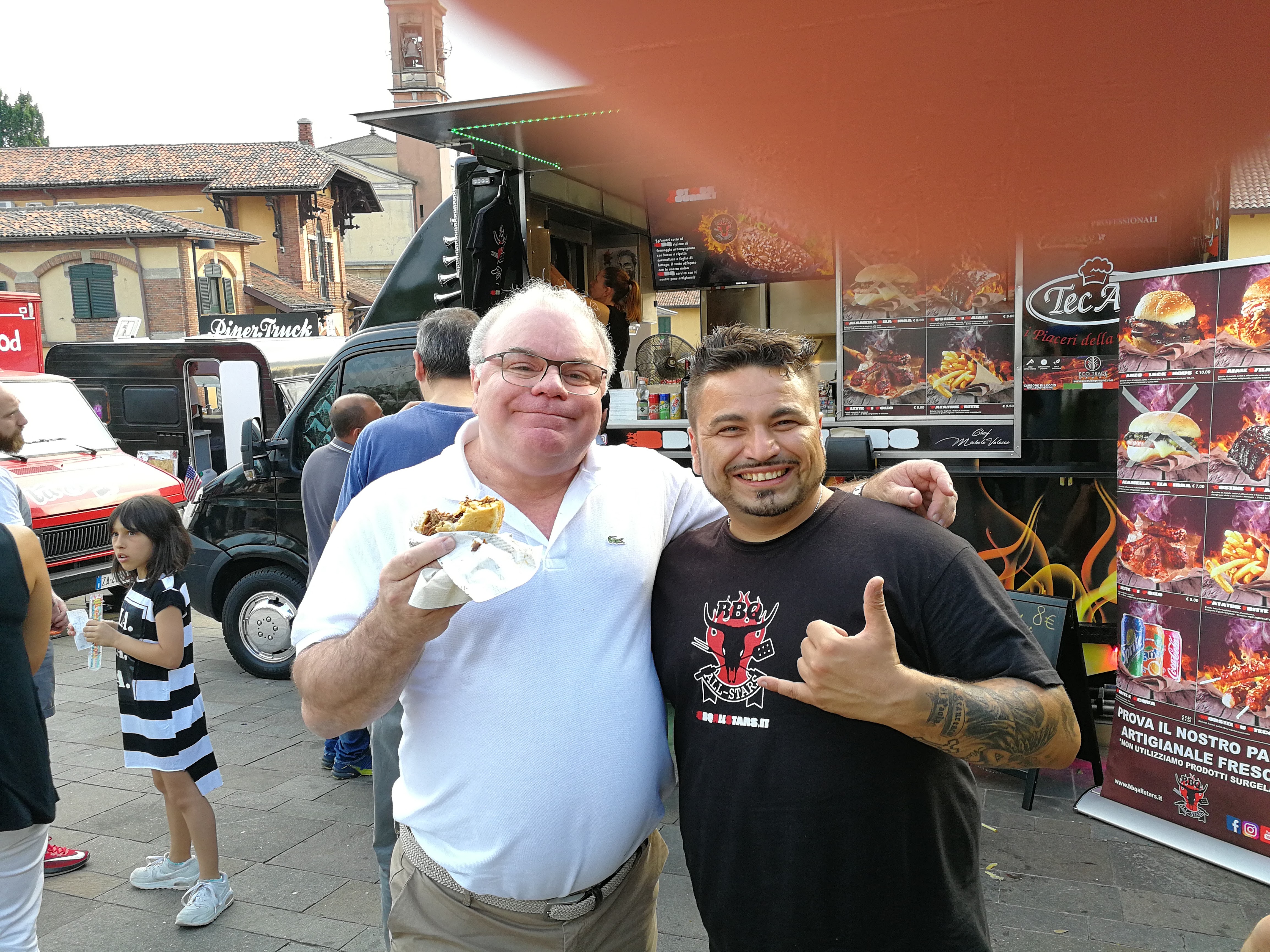 Con Mario Beretta del salumificio Fratelli Beretta