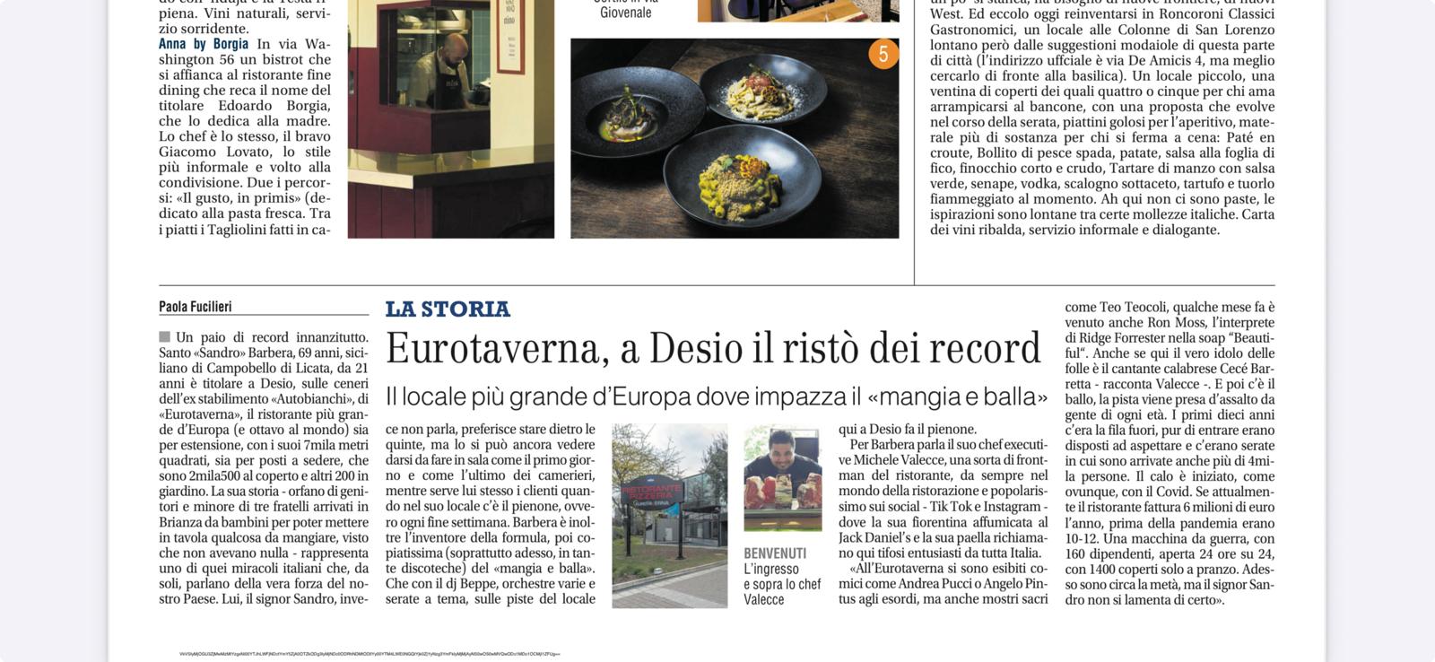 Il Giorno – Paola Fucilieri