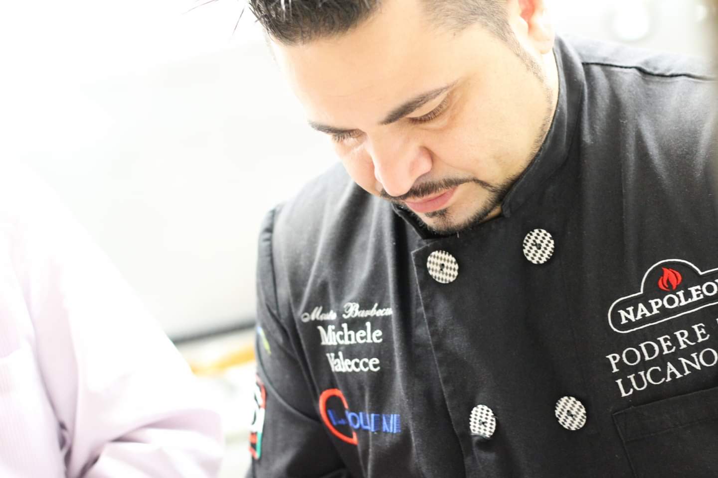 Michele Valecce in cucina